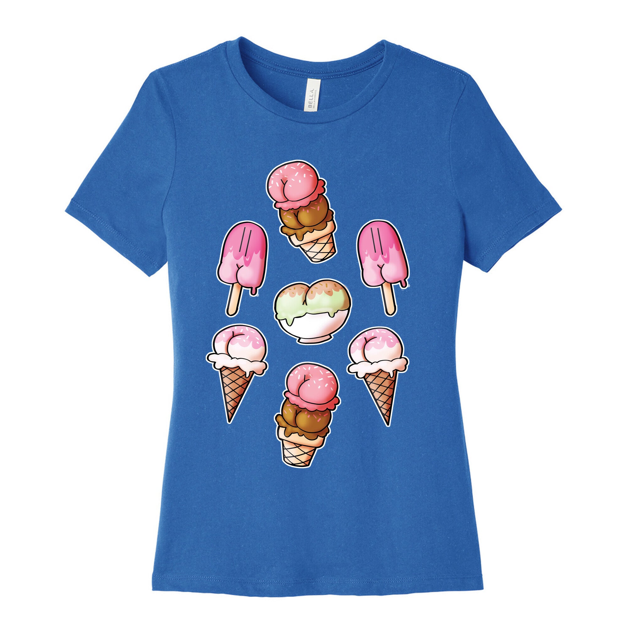 Ice Cream Butts Women's Cotton Tee
